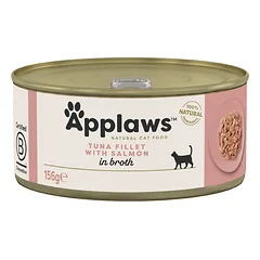 APPLAWS Cat Tunų ir lašišų filė 156 g