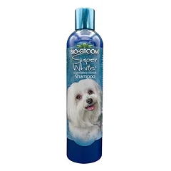 Bio Groom Super White šampūnas šunims baltu kailiu 355ml, 946ml, 3.8l