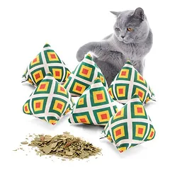 Canadian Cat Company Schmusekissen 6er-Set Katzenminze Pyramide XL