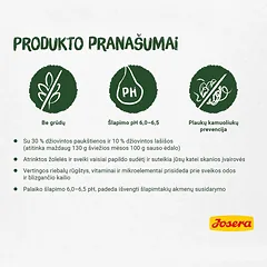 Josera NatureCat begrūdis sausas pašaras katėms su paukštiena ir lašiša, 2 kg — 3 nuotrauka