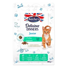 BUTCHER'S Functional Cat Kitten kačiukams su kalakutiena 2x800 g — 2 nuotrauka