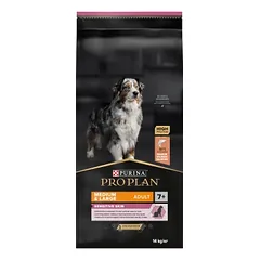 Purina Pro Plan Medium & Large 7+ Sensitive Optiderma, lašiša ir ryžiai 14kg