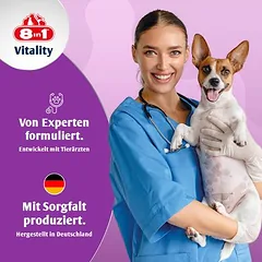 8in1 Vitality multivitaminų tabletės mažų veislių šunims, papildas, 80 - 124 g — 4 nuotrauka