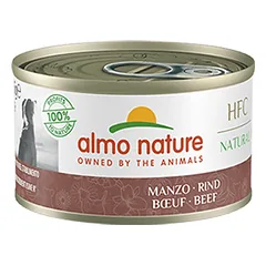 Almo Nature HFC Natural Jautienos konservai suaugusiems šunims, 95 g