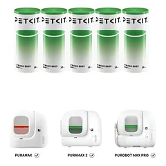 Petkit Katzentoilettenbeutel 2.0, Petkit Katzentoilettenbeutel 2.0 20 Stück — 2 nuotrauka