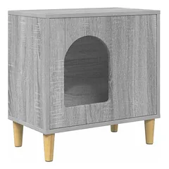 Prolenta Premium namelis katėms, 51 x 30 x 52 cm, balta, mediena — 2 nuotrauka
