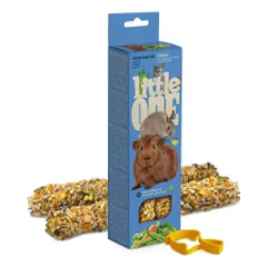 Little One lazdelės su daržovėmis skanėstai jūrų kiaulytėms, 2x60 g