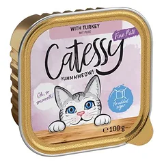 Catessy mišrus rinkinys, lėkštelės, drėgnas maistas katėms 8 x 100 g — 5 nuotrauka