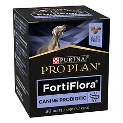 Purina Pro Plan Fortiflora Canine Probiotic kramtomieji kubeliai, papildas šunims — 2 nuotrauka