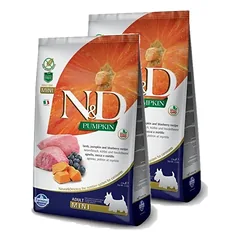Farmina N&D Pumpkin Grain Free LAMB & BLUEBERRY ADULT MINI 2x7kg