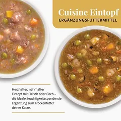 Catit Cuisine troškinys, drėgnas maistas katėms 12 x 95 g — 4 nuotrauka
