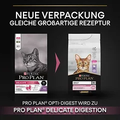 PURINA PRO PLAN Adult Delicate Digestion su kalakutiena, sausas maistas katėms, > 10 kg — 3 nuotrauka