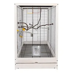 TIAKI medinis paukščių narvas Robin XXL, L 113,4 x B 53 x H 81,7 cm — 4 nuotrauka