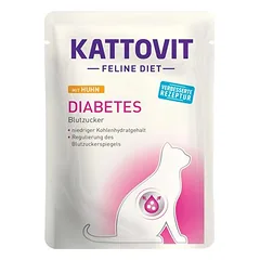 Kattovit Feline Diabetes / svoris 24 x 85 g, drėgnas maistas katėms — 2 nuotrauka