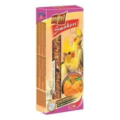 Vitapol Standard Smakers Orange for Cockatiel lazdelės vidutinėms papūgėlėms su apelsinu, 2 vnt., 90 g