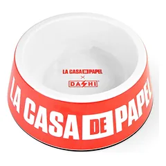 Dashi La Casa De Papel Original Bowl - melamino dubuo šunims ir katėms, įkvėptas serialo "Money Heist"
