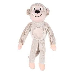 Flamingo Hundespielzeug Munka Affe beige