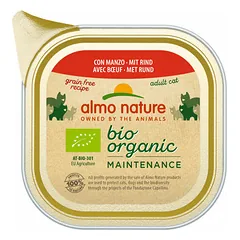 Almo Nature Bio Organic Maintenance jautienos paštetas, drėgnas maistas katėms 85 g — 2 nuotrauka