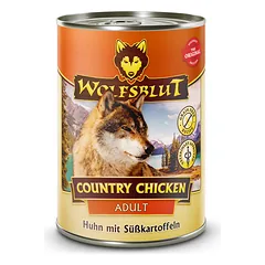 WOLFSBLUT Adult Country Chicken konservai šunims su vištiena, 395 g