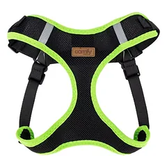 Comfy petnešos gyvūnui LEO XS, juoda-raudona 40-50cm