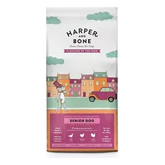 Harper and Bone Flavours Farm sausas maistas vyresnio amžiaus šunims, 2 kg