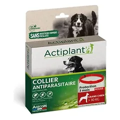 LABORATOIRE AGECOM - Antiparasitäres Halsband für Hunde - Actiplant - AGEC