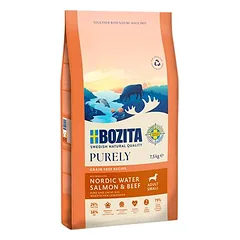 Bozita Dog Purely Grain Free + 2 x 70 g Meaty Bites mit Elch & Ente gratis!