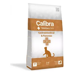 CALIBRA Veterinary Diet Cat Gastrointestinal & Pancreas 2 kg parduotuvėje zookaralyste.lt