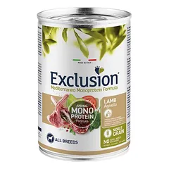 Exclusion Mediterraneo Adult, drėgnas maistas šunims 6 x 400 g — 2 nuotrauka