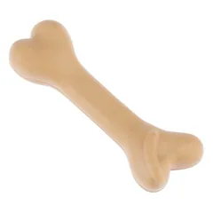 TIAKI guminis kaulas, žaislas šunims, L 15 x B 4,5 x H 3,5 cm — 2 nuotrauka