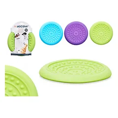 Skraidanti lėkštė šunims D18 cm (mix) silikonas Mascow — 2 nuotrauka