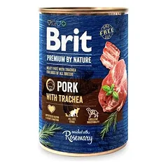 Brit Premium by Nature konservai šunims Pork with Trachea 800 g