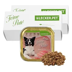 Lyra Pet Lecker.Pet® Luna's Feine Paté su kalakutiena, drėgnas maistas šunims, 11 x 150 g — 2 nuotrauka