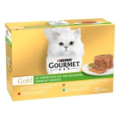 Didelė pakuotė Gourmet Gold terinas 96 x 85 g, drėgnas maistas katėms, 80 - 99 g — 3 nuotrauka