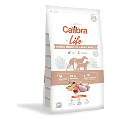 CALIBRA Dog Life Senior M&L sausas maistas vyresniems šunims su vištiena 2,5 kg