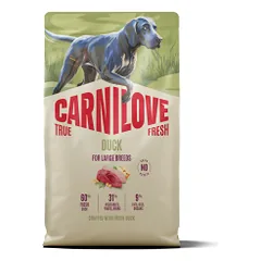 Carnilove True Fresh Duck Adult Large Breed sausas maistas didelių veislių šunims, 12 kg