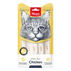 Wanpy Creamy Treats skanėstai katėms su vištiena, 70 g