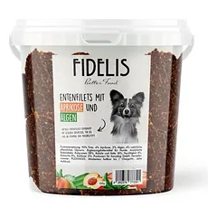 FIDELIS antienos filė su dumbliais ir abrikosais, skanėstai šunims (500 g kibiras)