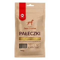 MACED Super Premium skanėstas  su moliūgų sėklomis, melisa ir antiena 100 g