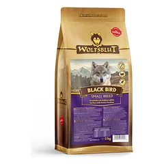 Wolfsblut Small Breed Black Bird Adult sausas maistas mažų veislių šunims su kalakutiena, 2 kg