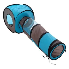 zooplus Exclusive tunelis katėms Connect 2in1, 1 rinkinys (1 tunelis + 1 kubas) — 2 nuotrauka
