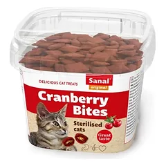 Sanal Cranberry Bites skanėstai sterilizuotoms katėms 450 g