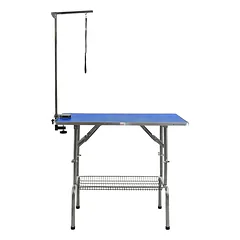 Tvirtas Blovi grožio stalas - su aukščio reguliavimo diapazonu nuo 75 iki 90 cm, Black / 110x60cm — 5 nuotrauka