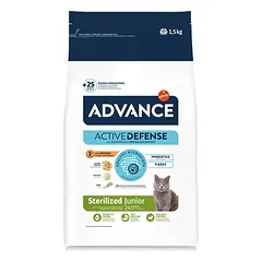 Advance Sterilized Junior su višta, sausas maistas katėms, > 10 kg — 3 nuotrauka