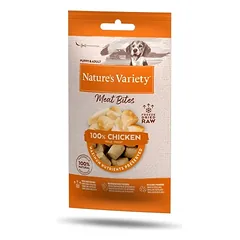 Nature’s Variety Meat Bites skanėstai šunims su vištiena, 20 g