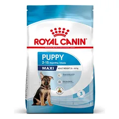 ROYAL CANIN Maxi Puppy 2x1 kg sausas maistas šuniukams nuo 2 iki 15 mėnesių amžiaus, didelių veislių