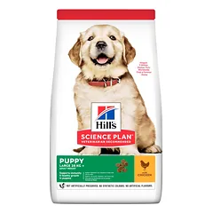 HILL'S SP Puppy large breed chicken sausas maistas didelių veislių jauniems šuniukams su vištiena, 14,5 kg