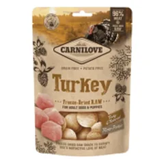 Carnilove Dog Freeze-dried Raw Turkey liofilizuoti skanėstai šunims, 60 g