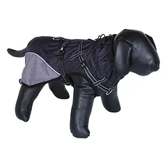 Nobby Hundemantel Akam mit Geschirr schwarz