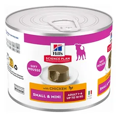 Hill's SP Canine Adult mousse konservai mažų ir vidutinių veislių šunims su vištiena, 200 g